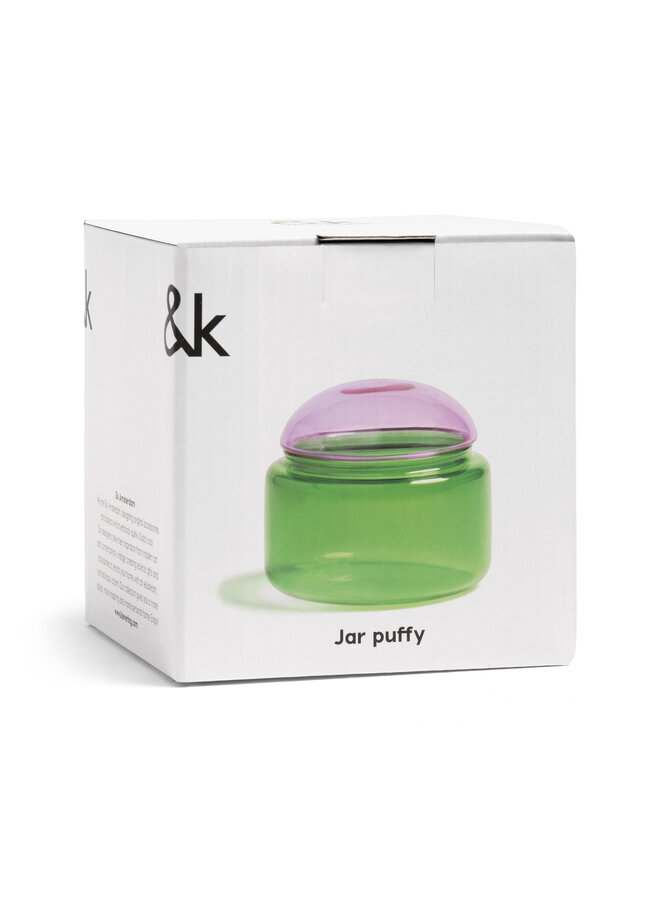 Jar puffy green