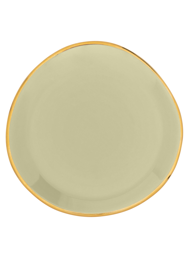 Good Morning small plate pale green, Ø9 cm