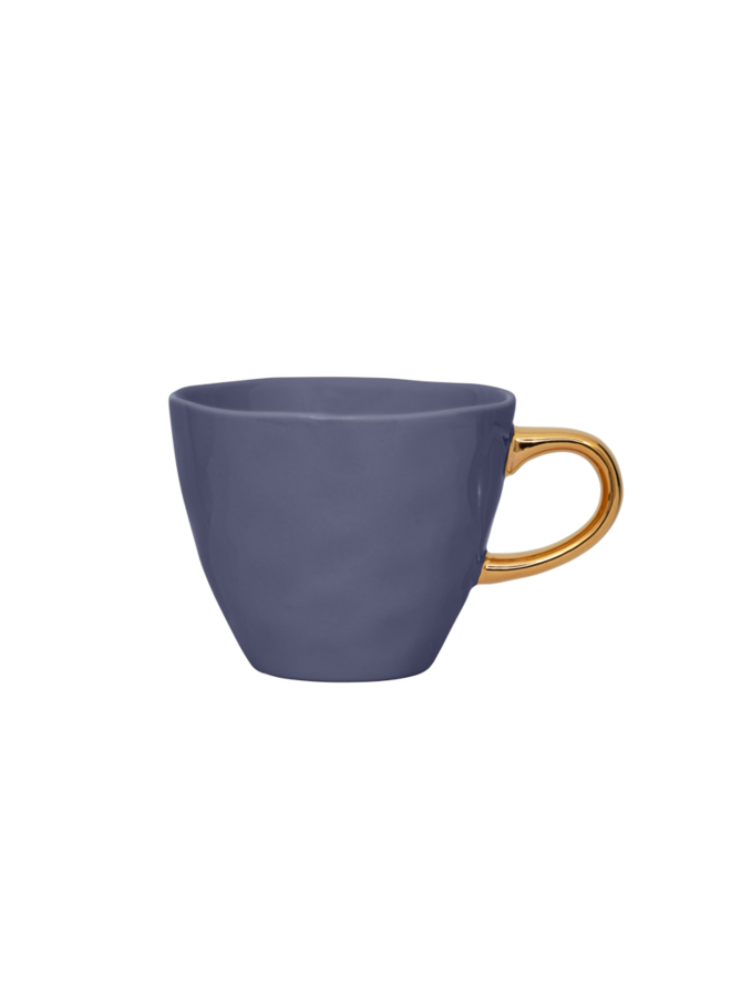 Good Morning Cup Coffee purple blue