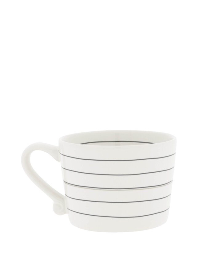 Cup White small/Stripes