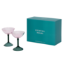 Coupe cocktail glass, set of 2, in gift pack