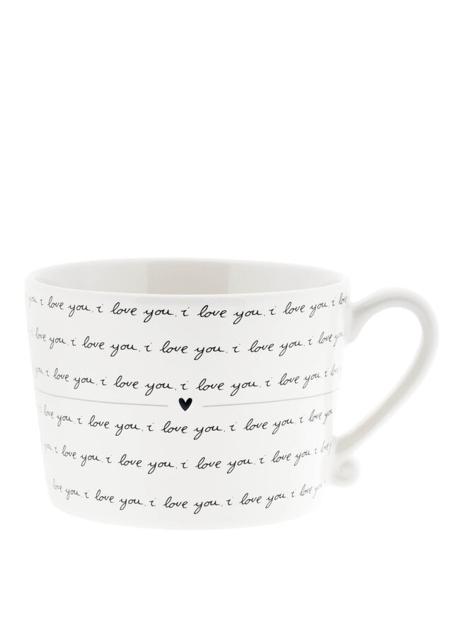 Cup White/i love you10x8x7cm