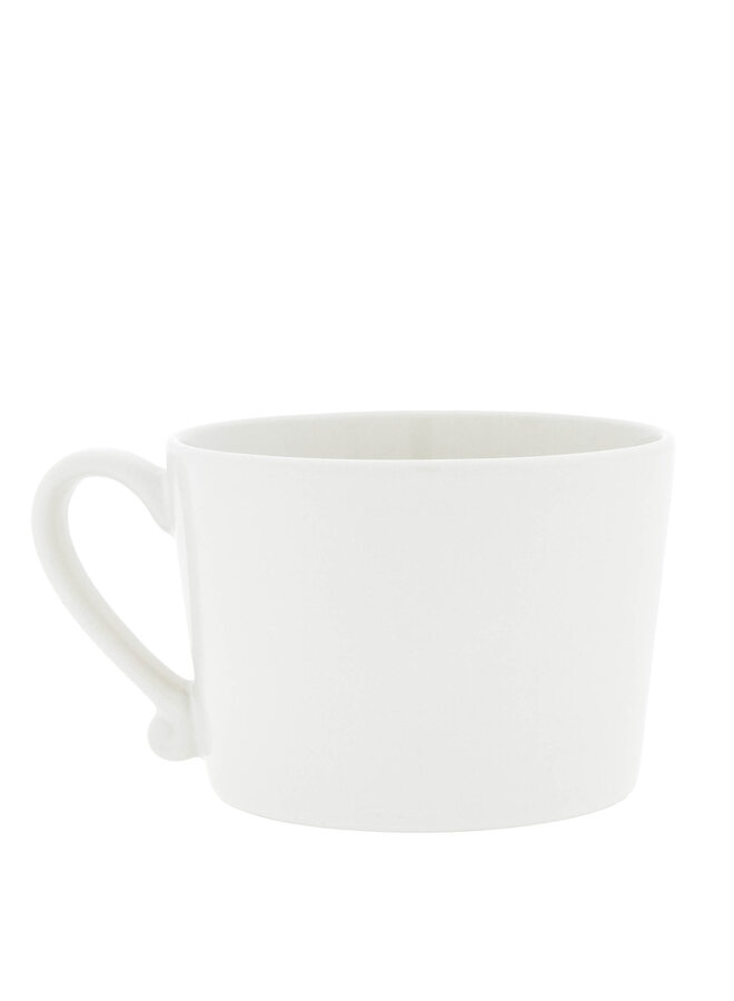 Cup White/In a heart beat10x8x7cm