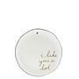 Cake Plate White/i like you a lot 16 cm