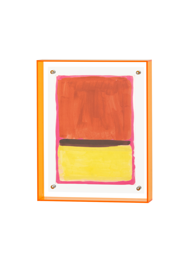 LINDA. x UNC acrylic photo frame, flame