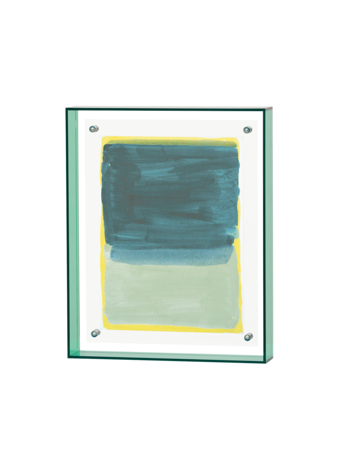LINDA. x UNC acrylic photo frame, deep sea