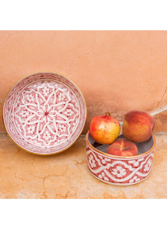 Chabi Chic bowl Fassia Aubergine 14cm