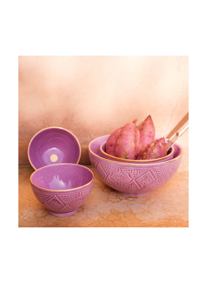 Chabi Chic bowl Lilac Empreinte 12cm