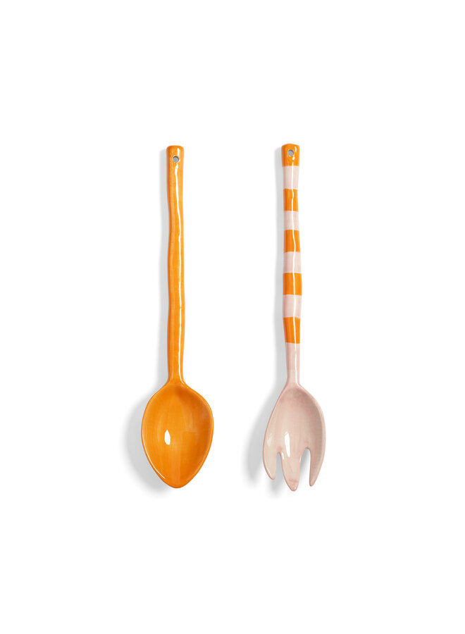 Salad server boavista stripe &Klevering