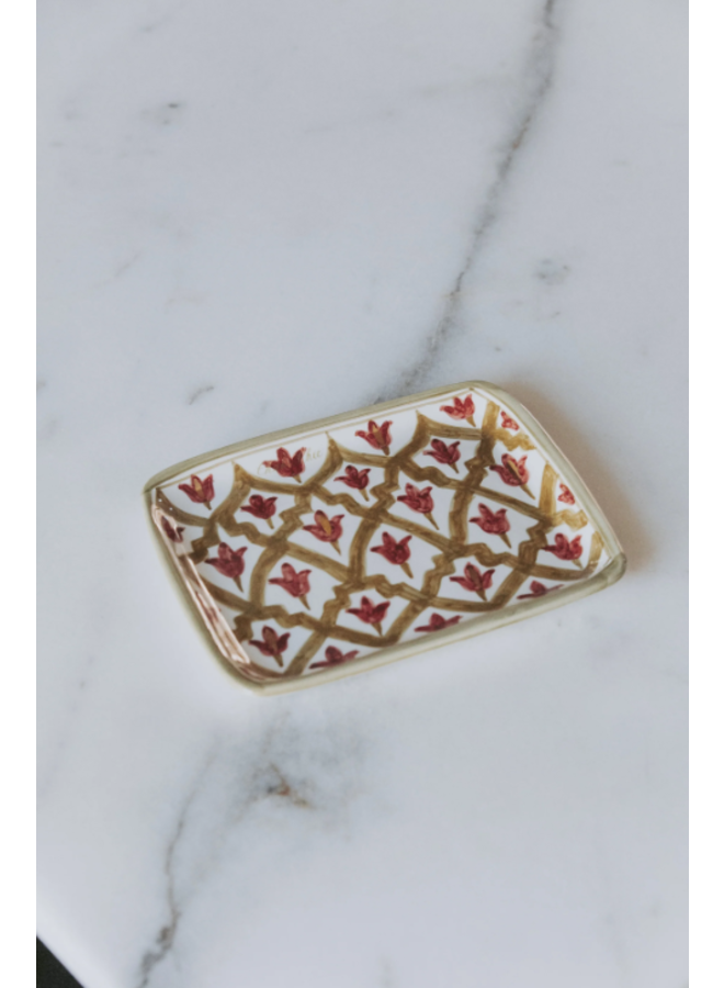 Small tray lmida kaki gold