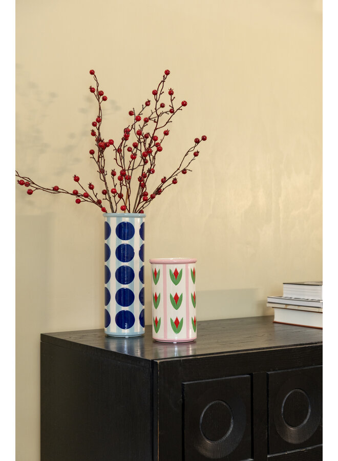 Vase patch dot Klevering