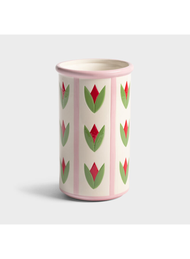 Vase patch tulip