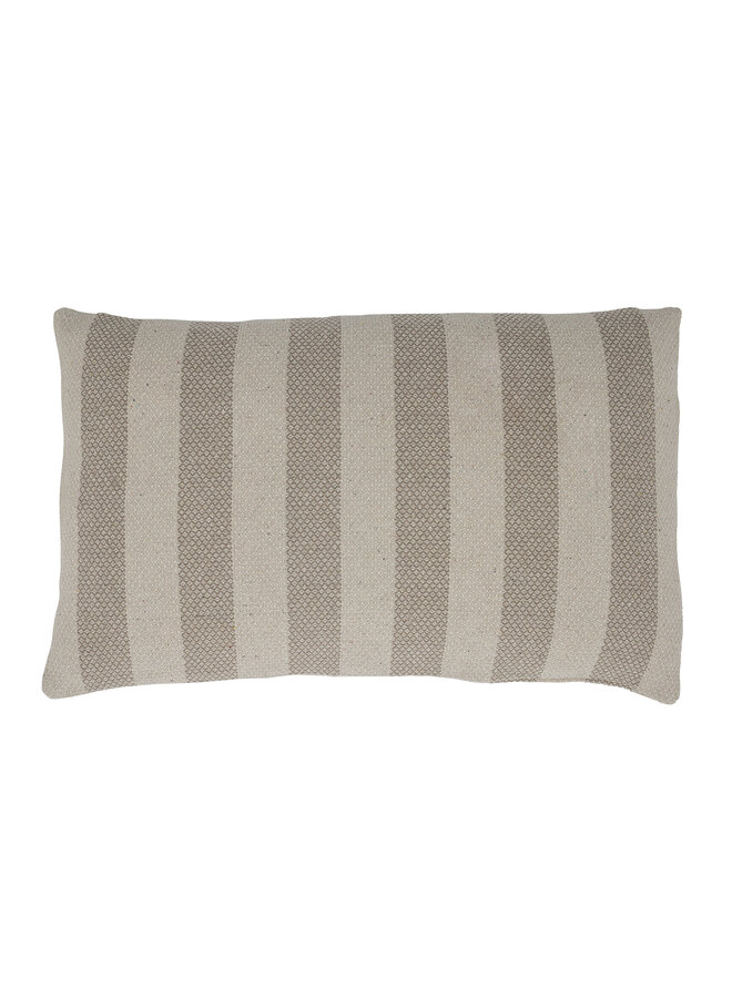 Eden Cushion, Brown, Recycled Cotton