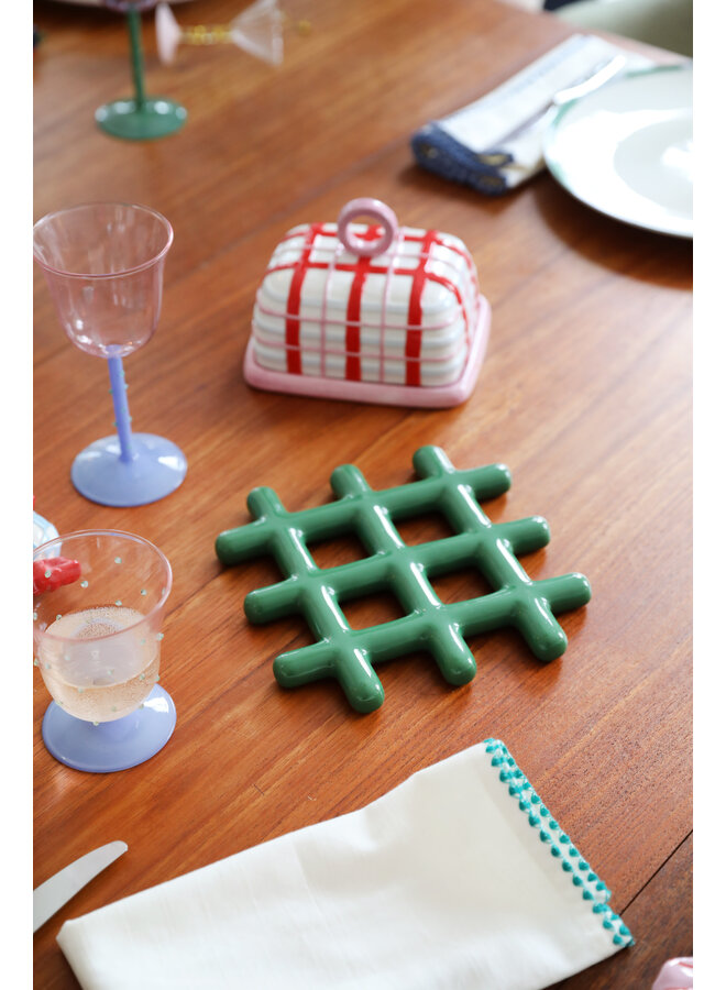 Trivet grid green