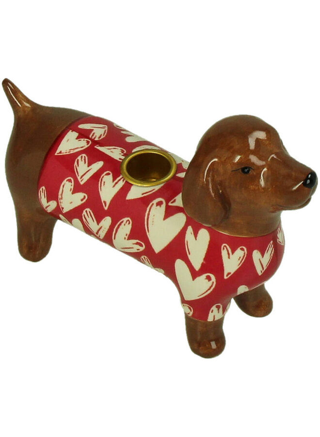Candle Stick Dachshund Dolomite