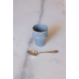 Medium cup Empreinte bleu stone