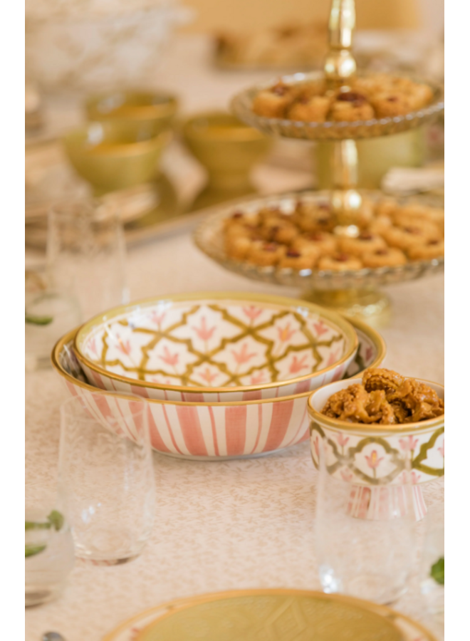 Low saladboard Lmida kaki-blush