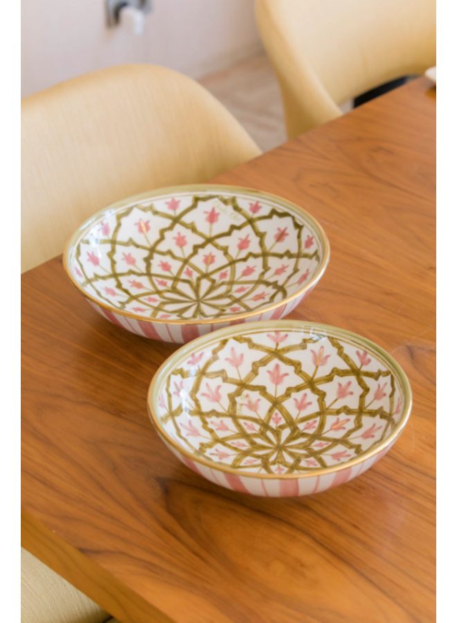 Low saladboard Lmida kaki-blush