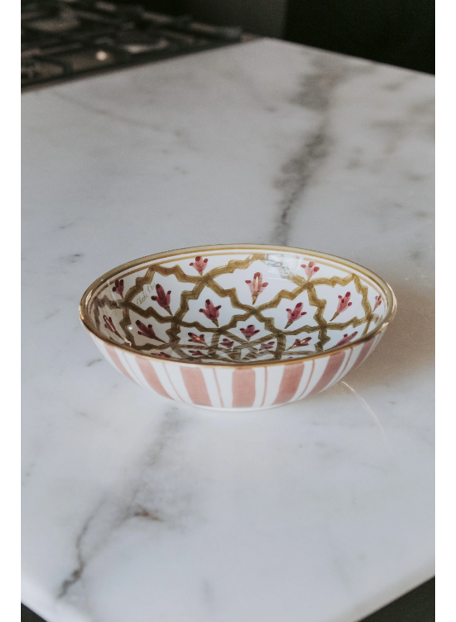 Low saladboard Lmida kaki-aubergine