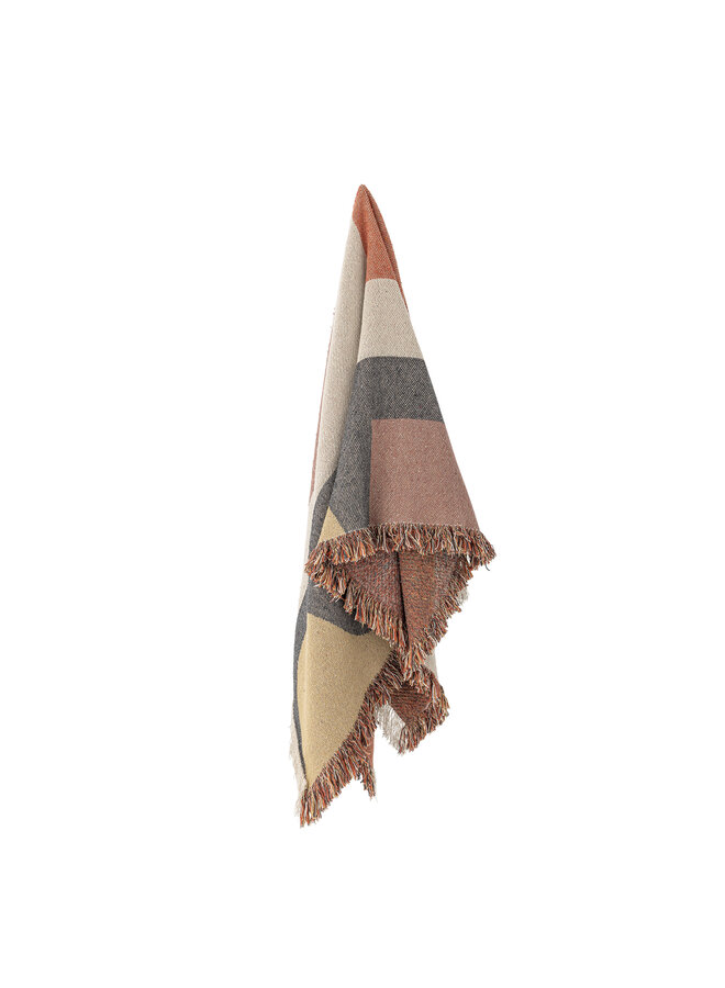 Arni Throw, Multi, Recycled Cotton 160x130cm