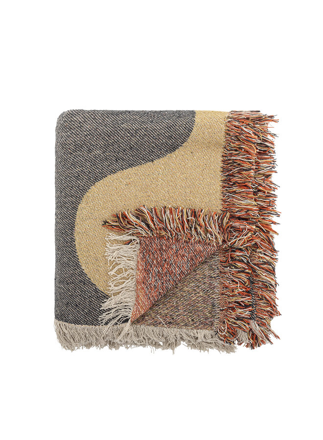 Arni Throw, Multi, Recycled Cotton