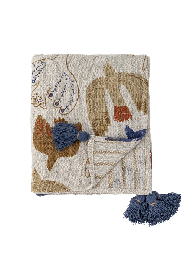 Anniversary Throw Brown Bloomingville 160x130cm