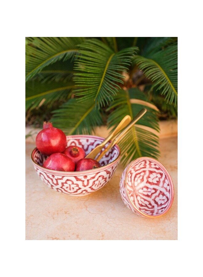 Chabi Chic bowl Fassia Aubergine small 11cm