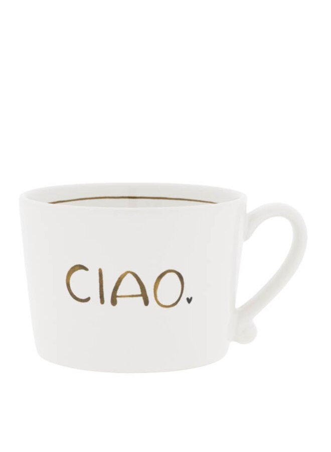 Cup White/CIAO 10x8x7cm