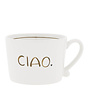 Cup White/CIAO 10x8x7cm