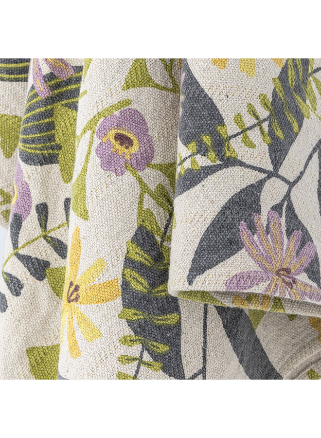 Camelie Throw, Multi, Recycled Cotton 160x130cm
