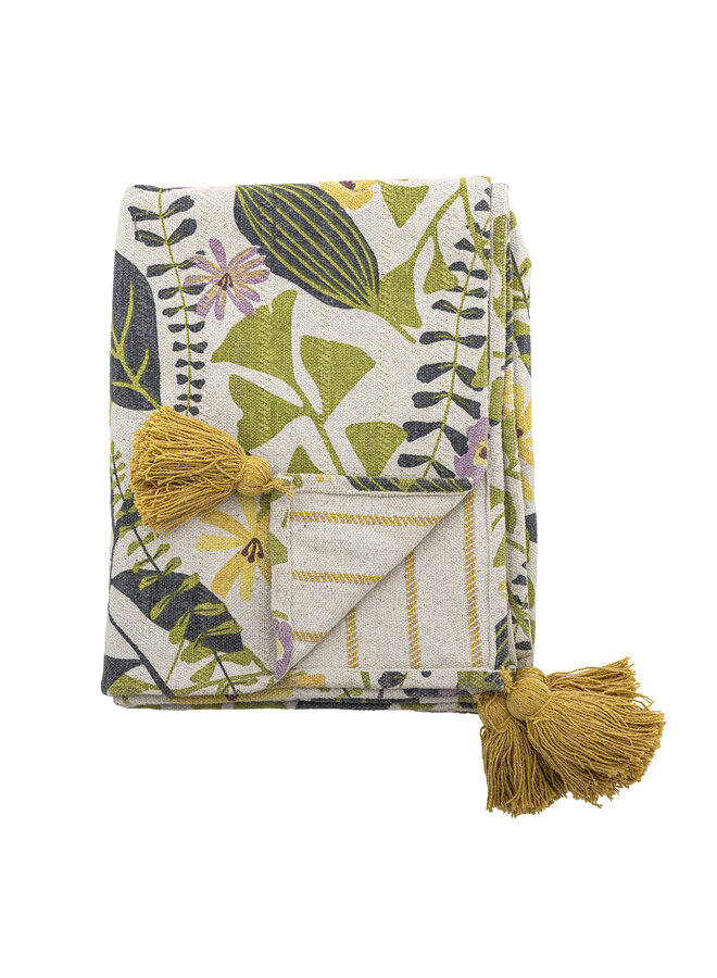 Camelie Throw, Multi, Recycled Cotton