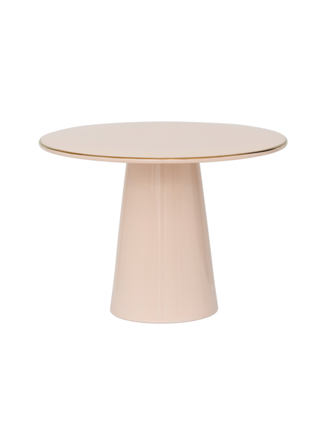Good Morning cake stand small old pink