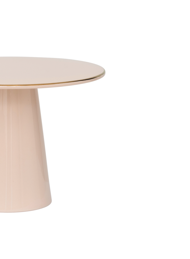 Good Morning cake stand small old pink