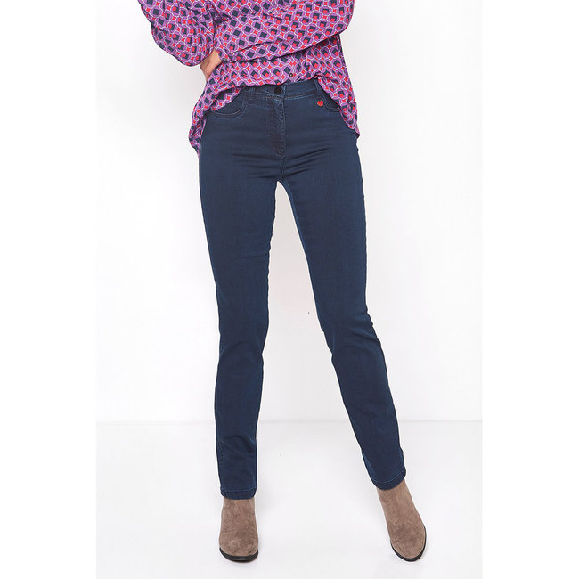 Broek Relaxed by Toni Jeans D.blauw 21-31 2840 581