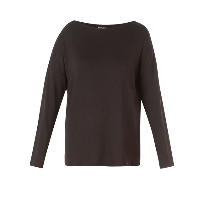 Shirt Base Level Curvy Zwart Adele 7000022