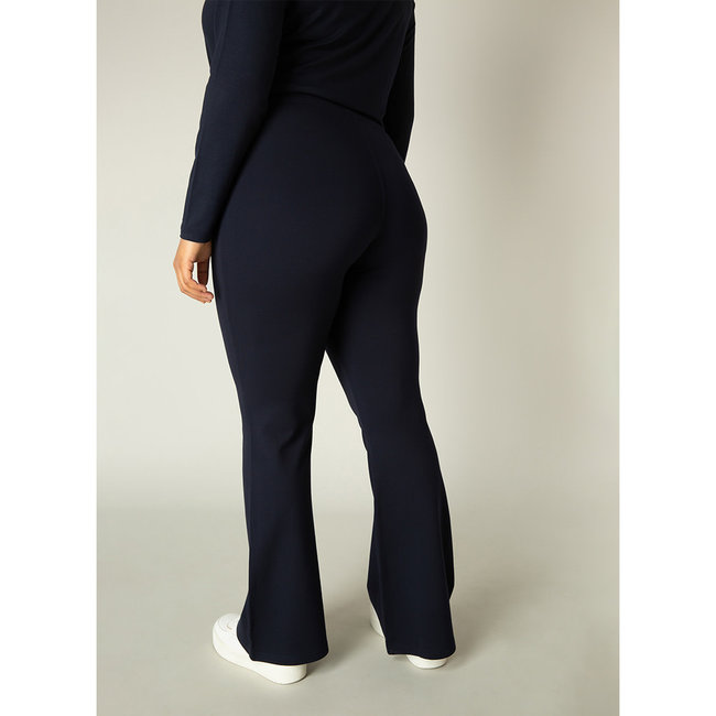 Broek Base level curvy Allie D.blauw 7000011