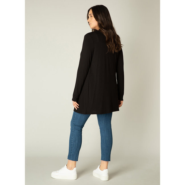 Vest Base level curvy Ayla zwart 7000023