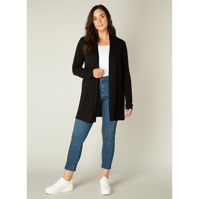 Vest Base level curvy Ayla zwart 7000023