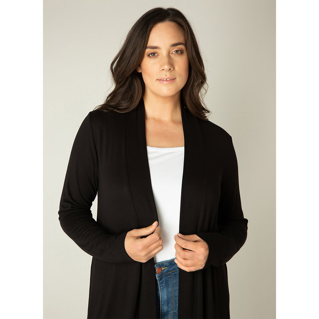 Vest Base level curvy Ayla zwart 7000023