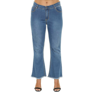 Outlet Jeans bootcut parels Sophia Curvy
