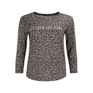 Outlet Sweater Dorisstreich leopard 296170