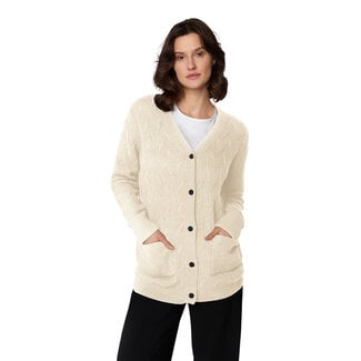 Outlet Cardigan Signature winter wit 216618