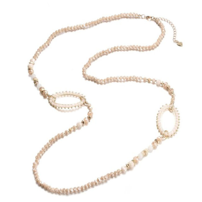 Halsketting beige 101140222