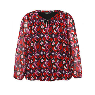 Via Appia Due Blouse Via Appia Due rood multicolor 2411701