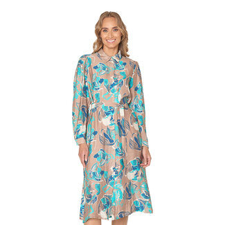 Signature Kleed Signature bruin turquoise print 216684