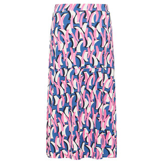 Barbara Lebek Rok lang Barbara Lebek rose wit blauw 62030042