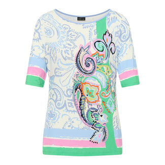 Barbara Lebek Shirt Barbara Lebek wit multicolor 62570042