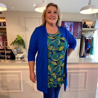 MJ Style Cardigan MJ Style blauw Yvonne 240