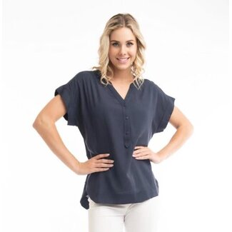 Orientique Shirt Orientique D.blauw 62625