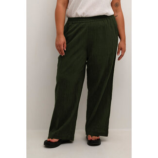 Kaffe Curve Broek Kaffe Curve donker groen 10582338